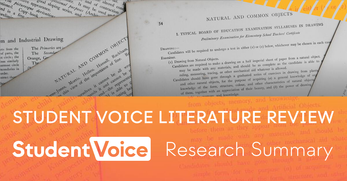 The current understanding of student voice in assessment and feedback